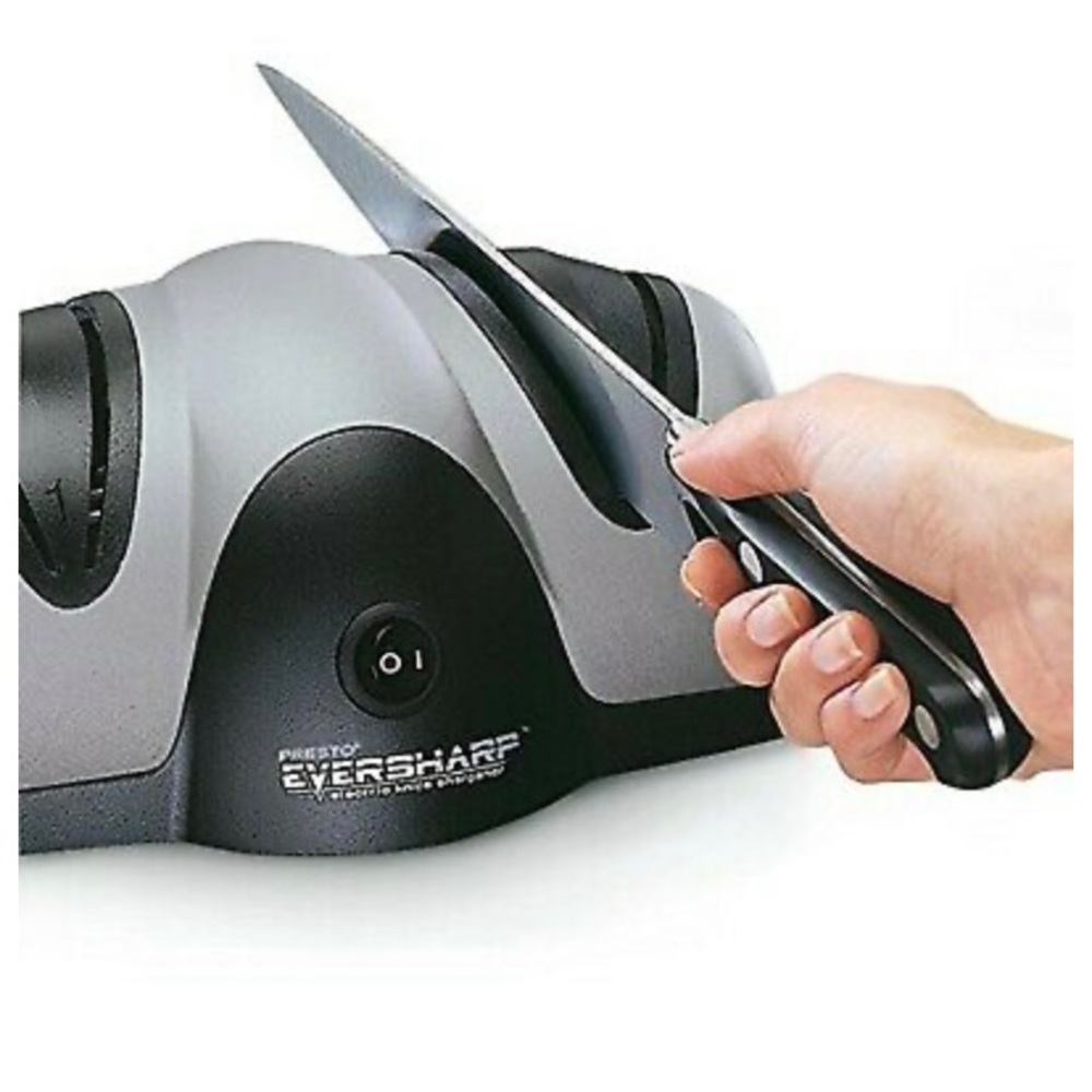 Presto 08800 EverSharp Electric Knife Sharpener, 2 stage, Black